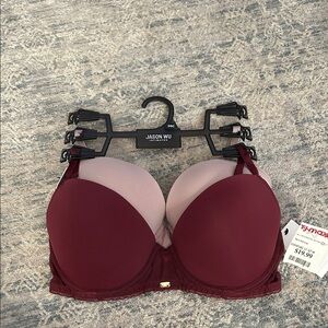 Jason Wu Burgundy and Mauve Bras